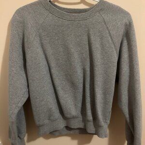 Plain Grey Crewneck Sweater